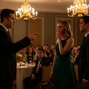 At our anniversary dinner, my husband slapped me for mistakenly spilling wine on his ‘special guest’, who turned out to be his mistress, his face went pale when he saw who was behind him