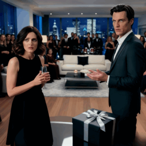 On our 10th anniversary, my husband called me a disgrace in front of everyone — I just smiled, went inside, and came back with a “gift.” When he opened it, his hands started shaking… and the room went dead silent.