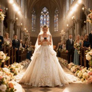 My fiancé left me at the altar for my best friend, with a text message that shattered my world. Three years later, my ex showed up at my office… in handcuffs.