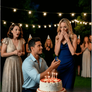 At my own birthday party, my fiancé got down on one knee and proposed to my best friend. Everyone thought I’d break down in tears… but I didn’t cry. I started planning. What I did next made them both wish they’d never met me.