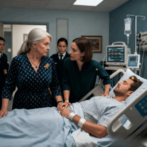 I ran to the hospital to see my son in intensive care. suddenly, the nurse whispered: “hide… and trust me.” i froze behind the door of the next room, my heart pounding. a minute later, what i saw made my blood run cold…