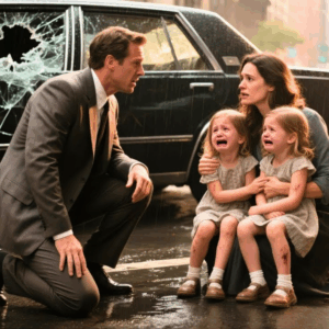 4 Years After He Left, a Billionaire Freezes When He Finds His Ex in a Crash With Twin Girls.