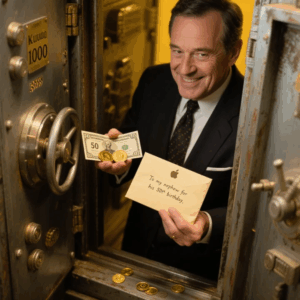 MY UNCLE TOOK MY GRANDFATHER’S COMPANY, NOW WORTH $520 MILLION. “YOU WERE NEVER MENTIONED IN THE WILL,” HE SAID. AT 49, BROKE, I WENT TO CLOSE GRANDPA’S OLD SAFE DEPOSIT BOX – FEE WAS $15/YEAR, 40 YEARS UNPAID = $600 I DIDN’T HAVE. THE BANK MANAGER FELT BAD AND WAIVED IT. INSIDE: 50 GOLD KRUGERRANDS, 1,000 SHARES OF APPLE STOCK FROM 1985, AND A SEALED LETTER: “TO MY GRANDSON ON HIS 50TH BIRTHDAY. WHAT IT REVEALED MADE ME COLLAPSE