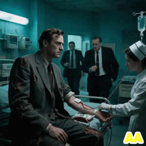 MY WIFE DIVORCED ME, TOOK EVERYTHING. “YOU’LL DIE ALONE AND BROKE,” SHE LAUGHED. DESPERATE, I DONATED PLASMA FOR $40. THE NURSE CHECKED MY BLOOD AND WENT PALE. “SIR, DON’T MOVE. I NEED TO CALL SOMEONE.” TWENTY MINUTES LATER, THREE MEN IN SUITS RUSHED IN. THE LEAD ONE STARED AT ME AND WHISPERED: “AFTER 32 YEARS, WE FINALLY FOUND…