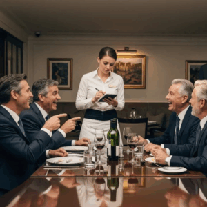 Four Rich Men Laughed at the Poor Waitress — Until the Billionaire Appeared