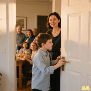 AT MY BIRTHDAY DINNER MOM WHISPERED TO DAD “WHILE EVERYONE’S HERE TELL YOUR SON TO GO CHANGE THE LOCKS AT HER APARTMENT” MY BROTHER NODDED AND LEFT FOR AN HOUR HE CAME BACK PALER THAN THE TABLECLOTH AND WHISPERED MOM… THERE…