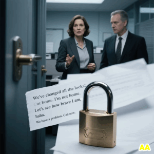 MY MOM SENT: “WE CHANGED ALL THE LOCKS. YOU DON’T HAVE A HOME ANYMORE. LET’S SEE HOW BRAVE YOU ARE NOW, HAHA.” TWO DAYS LATER, THEIR LAWYER EMAILED: WE HAVE A PROBLEM. “CALL IMMEDIATELY