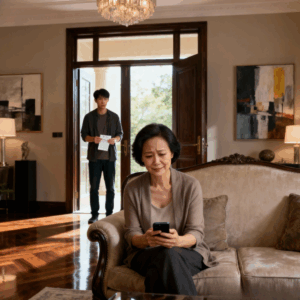 My son posted a tik tok calling me “ridiculous old lady.” i pretended not to see it. the next morning, he went to the bank to withdraw the rent money. the teller whispered: “balance: zero. all accounts deleted.” his face turned white.