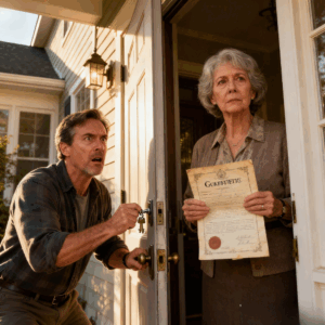 Shut up, you parasite!” he yelled as his wife laughed. Twenty slaps. Twenty times my heart broke that night. I found the old deeds in my drawer the next morning. He turned the key — and it didn’t fit..