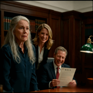 My daughter-in-law said i’d get nothing from my husband’s 77 million. she sat all smiles at the will reading. but minutes later, the lawyer put the papers down… and laughed.