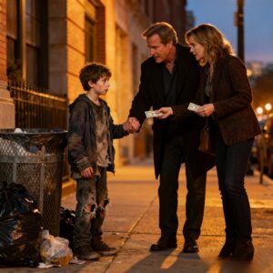 COUPLE GIVES NOMELESS BOY THEIR RENT MONEY FOR FOOD WHAT HAPPENS NEXT WILL SHOCK YOU