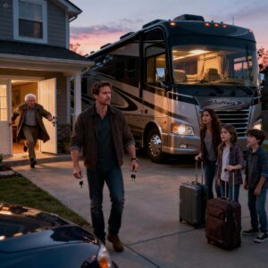 SPENT $182,000 ON MY DREAM RV TO FINALLY TAKE THE CROSS-COUNTRY TRIP MY LATE WIFE AND I PLANNED FOR DECADES. THEN MY SON-IN-LAW CALLED ME: “YOU’RE BARELY USING IT. I’M TURNING IT INTO MY RENTAL BUSINESS. I’LL GIVE YOU 15% CUT. BE GRATEFUL I’M INCLUDING YOU.” DIDN’T ARGUE WITH HIM. BUT WHEN HE SHOWED UP WITH HIS FIRST PAYING CUSTOMERS AND TRIED TO BREAK INTO MY RV, THEY FOUND THE SURPRISE I’D BEEN PREPARING…