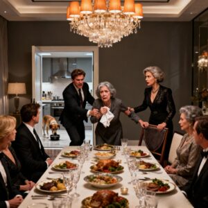 “YOUR MOM’S JUST A MAID, SHE CAN’T SIT WITH MINE!” AND HE LAUGHED! I HELD HER HAND AND THEN..