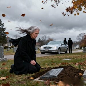 I stood alone at my husband’s funeral. The next day my son and his wife demanded his $50 million fortune. But what he left me instead destroyed them.