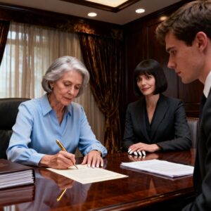 At the bank, my son said: “here’s $20,000- that’s all you’ll ever get.” I showed him the papers -and took back my $5 million estate.