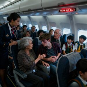 KID FAKES SICK TO GET OFF PLANE OTALLT