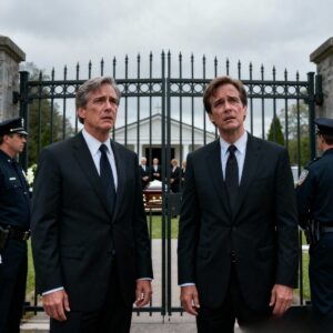 Step-sister backlisted me from attending our rich dad’s funeral until lawyer disclosed the “trust fund” boy the regret on her Face .