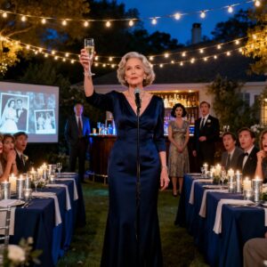 At their 30th anniversary, I saw my father kissing my mother’s best friend. I expected her to scream. Instead, she looked at my shock, smiled, and whispered, “shh… The best part’s coming.” my mother wasn’t having a breakdown; she was setting a trap…