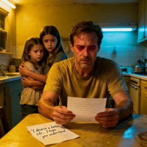 WIFE LEAVES HUSBAND AND KIDS TO FIND A BETTER LIFE