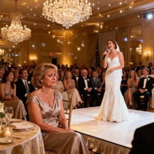 I paid for my daughter’s wedding – and she used it to mock my life in front of 200 guests. I just smiled… Then the groom’s boss almost choked when he heard my name and asked for the microphone what he said made her cry…