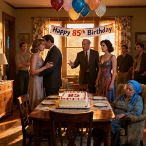 My dad and sister were hosting grandma’s 85th birthday. My husband leaned in and whispered: “get your bag, we’re leaving. Act like nothing’s wrong.” I thought he was being dramatic until he locked the car doors and said, “something’s very, very wrong” 10 minutes later, I called the police