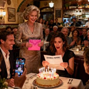 For my 31 Th birthday, my mother-in-law gifted me divorce papers. From all of us,’ she announced at the restaurant. My husband recorded my reaction for their entertainment. I thanked her signed them immediately and walked out. She had no idea what at I’d already done…