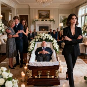 At dad’s funeral, entitled Sil was giggling & bragging about the big house her “husband” GonNa inherit, but all the family burst out laughing… Bc her husband was actually…