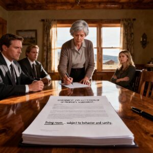 A week before my birthday, my three children left a “life deal” on the table – smiles quietly, as if I had no choice. But they don’t know I still own a 720-acr farm, have $5 million in a trust fund, and I have a plan to help erase the smiles from their faces.