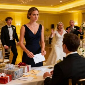 At My Brother’s Wedding, I Was Handed a Paper Badge That Read “Limited Access Guest.” My Mom Whispered, “That Means No Plate.” I Looked Over, Walked to The Gift Table, Retrieved My Envelope with the $7,500 Fund Check, And Said, “I Think You Won’t Need This Anymore.” Then I Left. My Brother Ran After Me, And My Parents Shouted, “Come Back!”, but I…