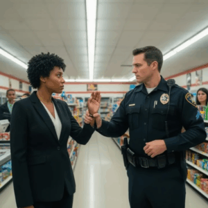 Officer Arrests Black Woman Over “Petty Theft” Then Stumbles When She Flashes Her Badge