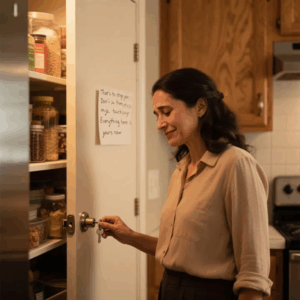 I CAME HOME FROM A LONG DAY OF TEACHING AND SAW A NEW LOCK ON MY PANTRY. “THAT’S TO KEEP YOU FROM TOUCHING OUR STUFF,” MY DAUGHTER-IN-LAW SAID. I JUST SMILED. THE NEXT DAY, HER NEW LOCK WAS GONE… AND IN ITS PLACE, I LEFT A LETTER THAT MADE HER HANDS SHAKE. Elderly Stories