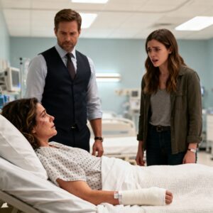 After inheriting $100 million, I hurried home to share the news with my husband. But a sudden accident landed me in the hospital, and he never came to visit. When I called, he said he was too busy. Days later, he showed up with his new wife, and the moment her eyes fell on me, she gasped, ‘Wait… she’s my…