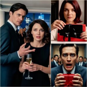 On our 10th anniversary, my husband called me a disgrace in front of everyone. I just smiled, went inside, and came back with a ‘gift.’ When he opened it, his hands started shaking… and the room went dead silent.