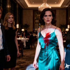 On my 34th birthday anniversary, I stood frozen as cranberry juice dripped down my $4,000 dress. My sister-in-law smirked, “Now you look as cheap as you really are.” My mother-in-law clapped, my husband watched with pride. But none of them knew… this night would be the turning point.