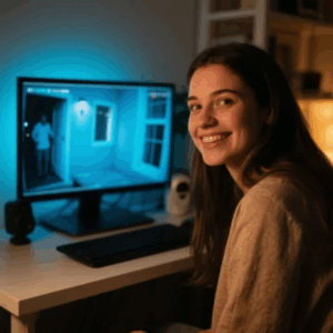 MY RING CAMERA SENT AN ALERT AT 3AM: ‘PERSON DETECTED.’ I CHECKED THE FEED. THE PERSON WAVED AND MOUTHED: ‘YOU’LL UNDERSTAND BY MORNING.’ AT 7AM, I FOUND MY FRONT DOOR WIDE OPEN…