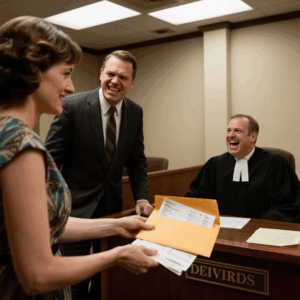 FOR 6 YEARS I PAID FOR HIS MEDICAL DEGREE. WHEN HE GRADUATED, HE WANTED A DIVORCE. “YOUR SIMPLICITY DISGUST ME…. YOU ARE NO LONGER WORTHY OF ME.” DURING THE DIVORCE HEARING. I HANDED THE JUDGE AN ENVELOPE…THE JUDGE SIMPLY LOOKED AT MY HUSBAND AND BURST OUT LAUGHING!!!