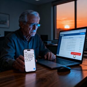 MY SON WROTE, “DAD, THIS YEAR WE’RE CELEBRATING THANKSGIVING JUST WITH THE FAMILY, YOU’RE NOT INVITED!” HIS WIFE ADDED, “MAYBE SOMEDAY YOU’LL EARN THE RIGHT TO SIT AT THE TABLE WITH US” I REPLIED, “THANKS FOR LETTING ME KNOW. I’LL CANCEL ALL AUTOMATIC PAYMENTS TODAY!” AND LEFT THE GROUP CHAT. AN HOUR LATER… 95 MISSED CALLS…