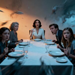 AT A FAMILY DINNER, MY SISTER SAID, ‘MOM AND DAD PROMISED I COULD LIVE WITH YOU.’ I SIPPED MY WATER AND REPLIED, ‘THAT’S AWKWARD-I SOLD THE HOUSE LAST FRIDAY TO A COUPLE.’