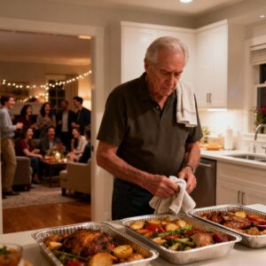 I SPENT 24 HOURS COOKING FOR MY SON’S ANNIVERSARY PARTY, ONLY TO HEAR HIM JOKE, “WE’LL FEED IT TO THE DOGS.” I QUIETLY PACKED EVERY DISH AND WALKED OUT. HOURS LATER, WHAT HAPPENED, MADE EVERYONE’S JAW DROP…