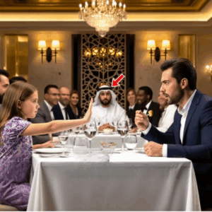 The waitress’s daughter overhears an Arabic secret and warns the CEO: Don’t eat your food!