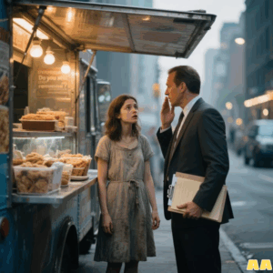 Poor Food Truck Girl Ignored the Millionaire CEO in Line—Until He Whispered, “Still Remember Me?”