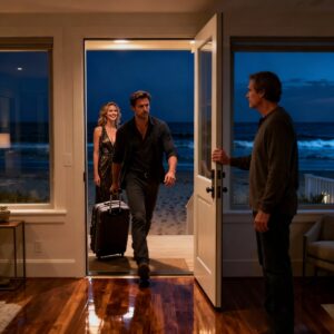 MY WIFE’S BROTHER SHOWED UP UNANNOUNCED AT MY BEACH HOUSE WITH HIS NEW WIFE TO STAY ‘A FEW DAYS.’ THAT NIGHT HE SAID: ‘I WANT BREAKFAST READY AT 5 AM TOMORROW. MY WIFE WAKES EARLY AND FORGET. LIKES EVERYTHING HER WAY. AS THE HOST, THAT’S YOUR JOB. SO I SET THE ALARM FOR 4 AM AND PLANNED A LITTLE SURPRISE IN THEIR MORNING COFFEE THEY’LL NEVER FORGET.