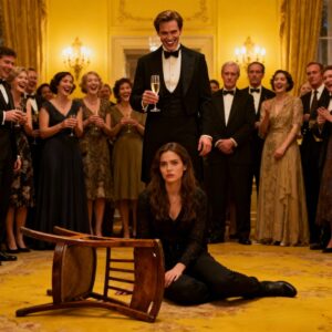 AT MY SISTER’S ENGAGEMENT PARTY, HER FIANCE YANKED MY CHAIR AWAY. I HIT THE FLOOR, AND HE LAUGHED, “THAT’S WHERE YOU BELONG, GIRL” HE SAID, GUEST CHUCKLED UNTIL HIS FATHER LOOKED AT ME SIR