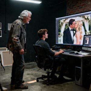 The photographer called me and said he noticed something very disturbing in the wedding photos.”