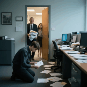 My Father Suspended Me Until I Apologized To My Sister. I Just Said, ‘Alright.’ The Next Morning, She Smirked – Until She Saw My Empty Desk And Resignation Letter. The Company Lawyer Ran In, Pale: ‘Tell Me You Didn’t Post It.’ My Father’s Smile Died On The Spot…