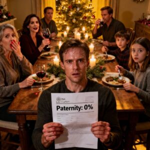 MY WIFE HANDED ME A DNA TEST AT CHRISTMAS DINNER: “SURPRISE. YOUR SON ISN’T YOURS. I’M TAKING HALF IN THE DIVORCE.” SO I TOLD HER: “CHECK YOUR EMAIL.” HER FACE WENT FROM SMUG TO TERRIFIED IN SECONDS.