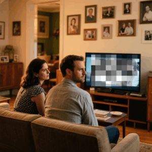 MY HUSBAND HELD A BELT TO FORCE ME TO ADMIT TO AN AFFAIR IN FRONT OF THE ENTIRE FAMILY. SO, I REMAINED SILENT AND PLAYED A VIDEO OF MY FATHER-IN-LAW AND MY HUSBAND’S OLDER BROTHER’S WIFE BEING “INTIMATE” WITH EACH OTHER ON THE TV.