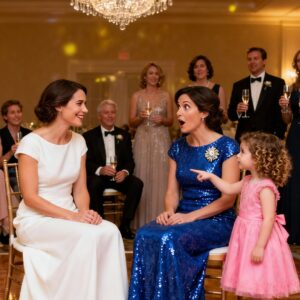 At my husband’s party, our 4-year-old daughter pointed at a woman and said, ‘Mommy, that’s the lady with the worms.’ I laughed it off at first, thinking she was being silly—until she leaned in and whispered the secret her daddy had sworn her not to tell