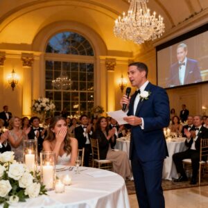 “At dinner, my sister’s new boyfriend relentlessly teased me, and everyone else at the table found it amusing. My mom sighed and said, ‘You’re embarrassing us.’ So, I kept quiet, swallowing my pride… But when he started boasting about his career, I pulled out my phone — and the laughter stopped immediately.”