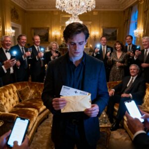 At my grandfather’s funeral, my cousins received his yacht, his penthouse, and his $27 million company. I was handed a small, crumpled envelope. Laughter erupted as I opened it. Inside was just a single plane ticket to Rome. Confused, I went. When I arrived, a driver held up a sign with my name. He said six words that made my jaw drop